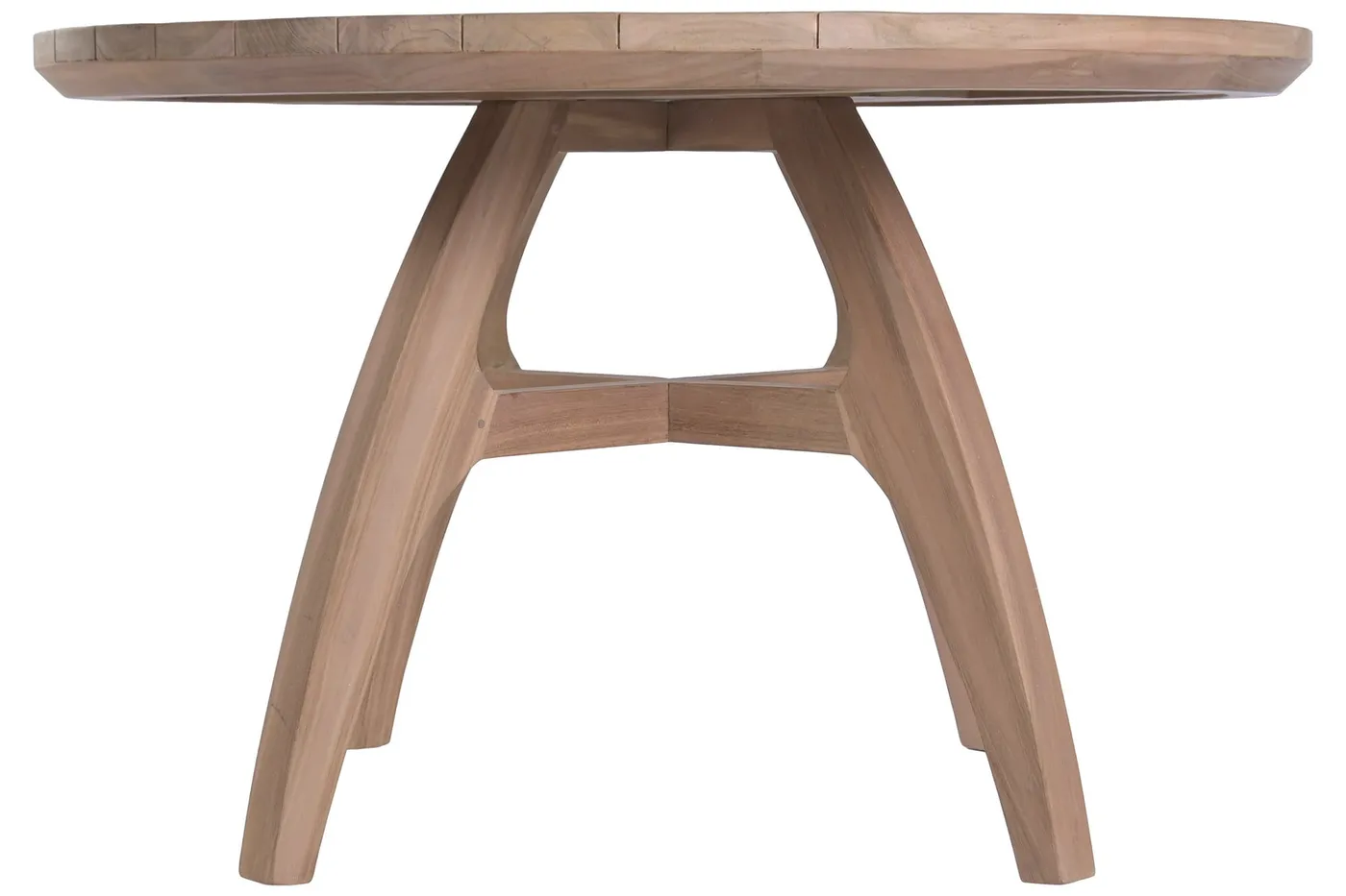 Round teak table — Photo 2