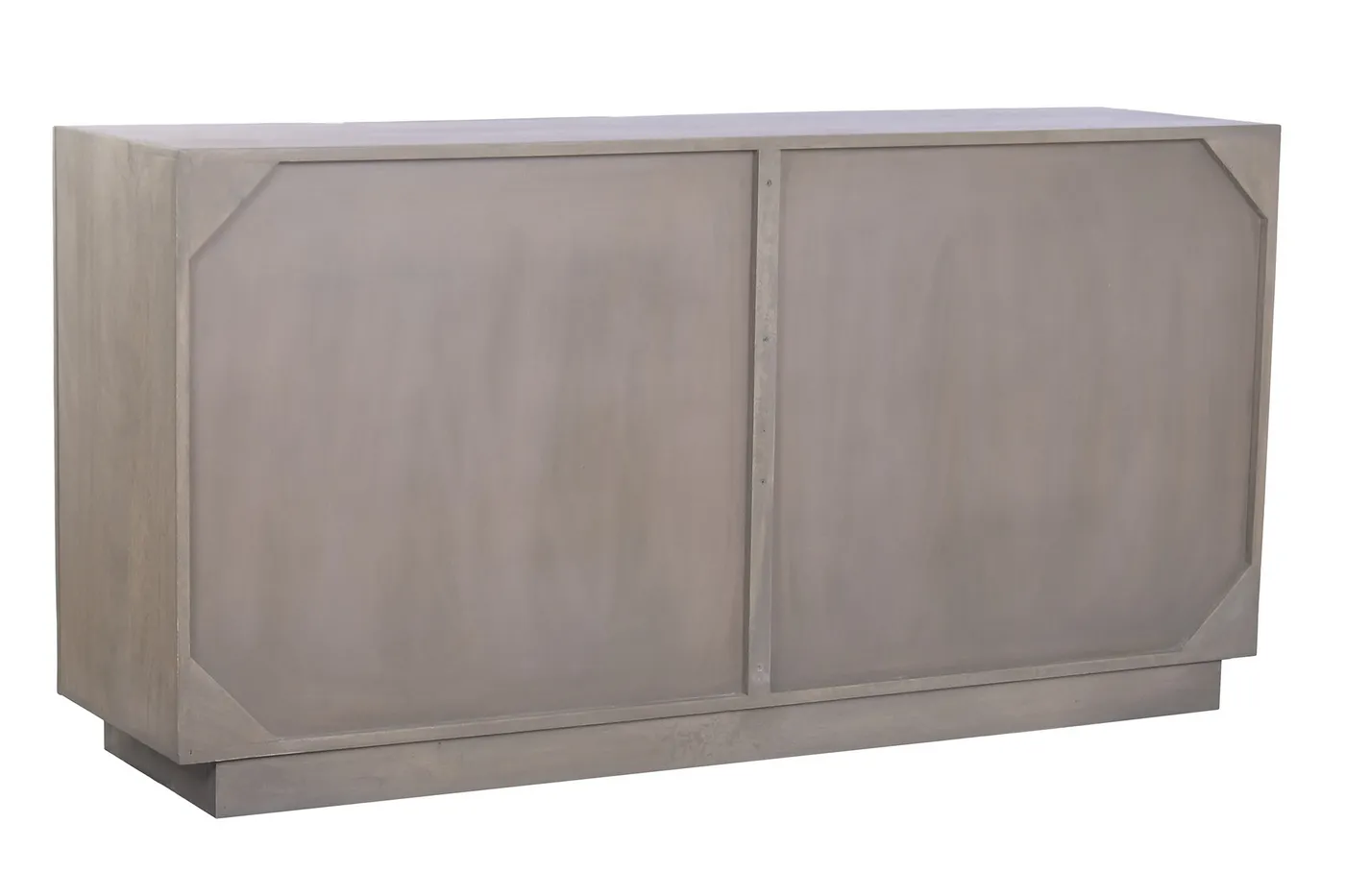 Dressoir van mangohout en glas — Foto 2