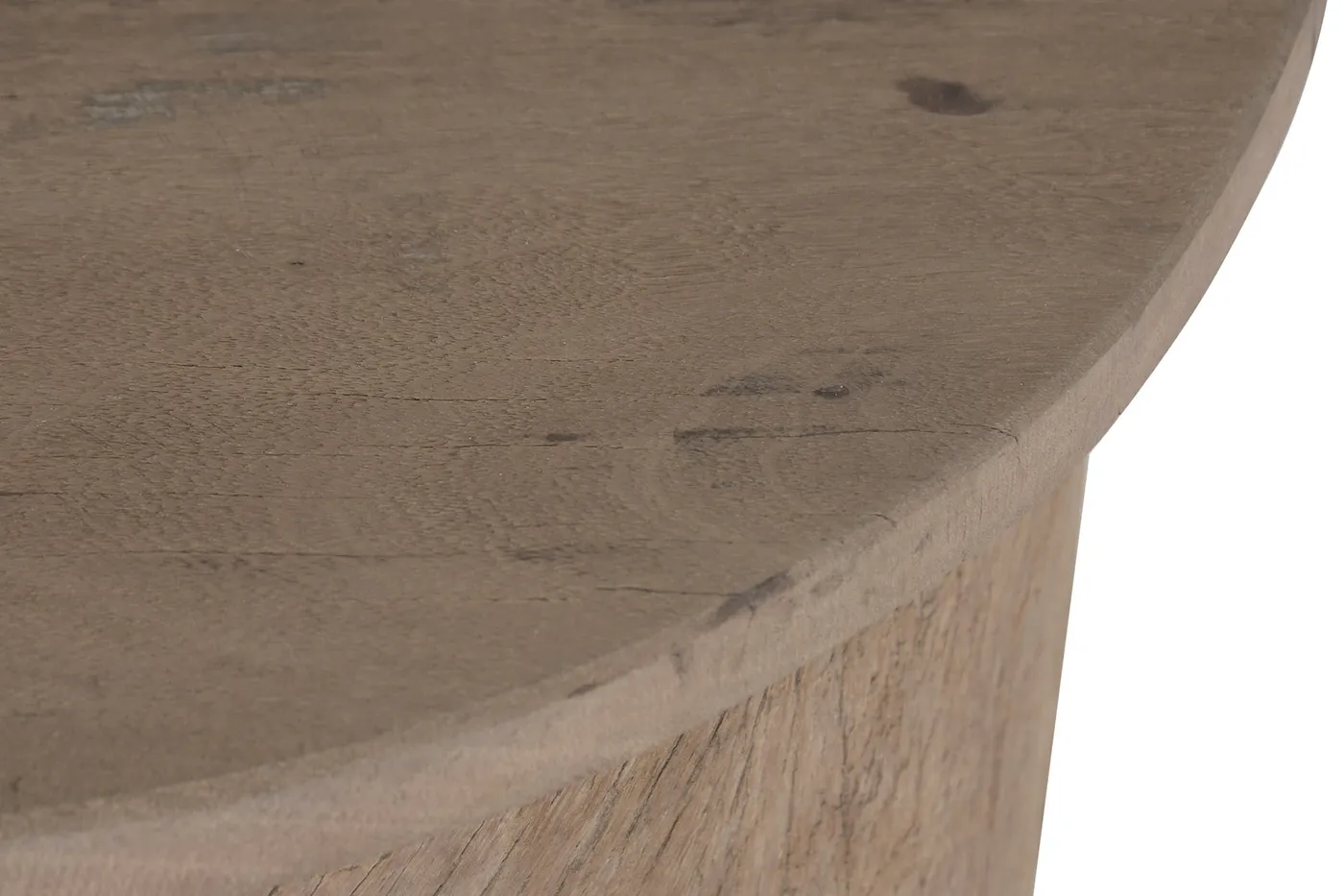 Wood recycled material side table — Photo 2