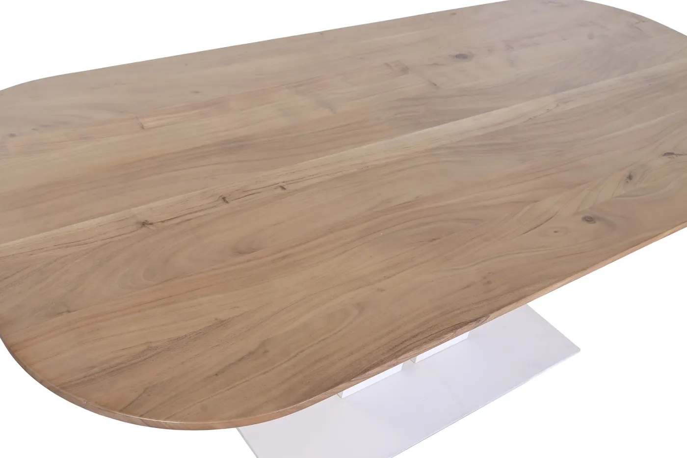 Acacia metal dining table — Photo 2