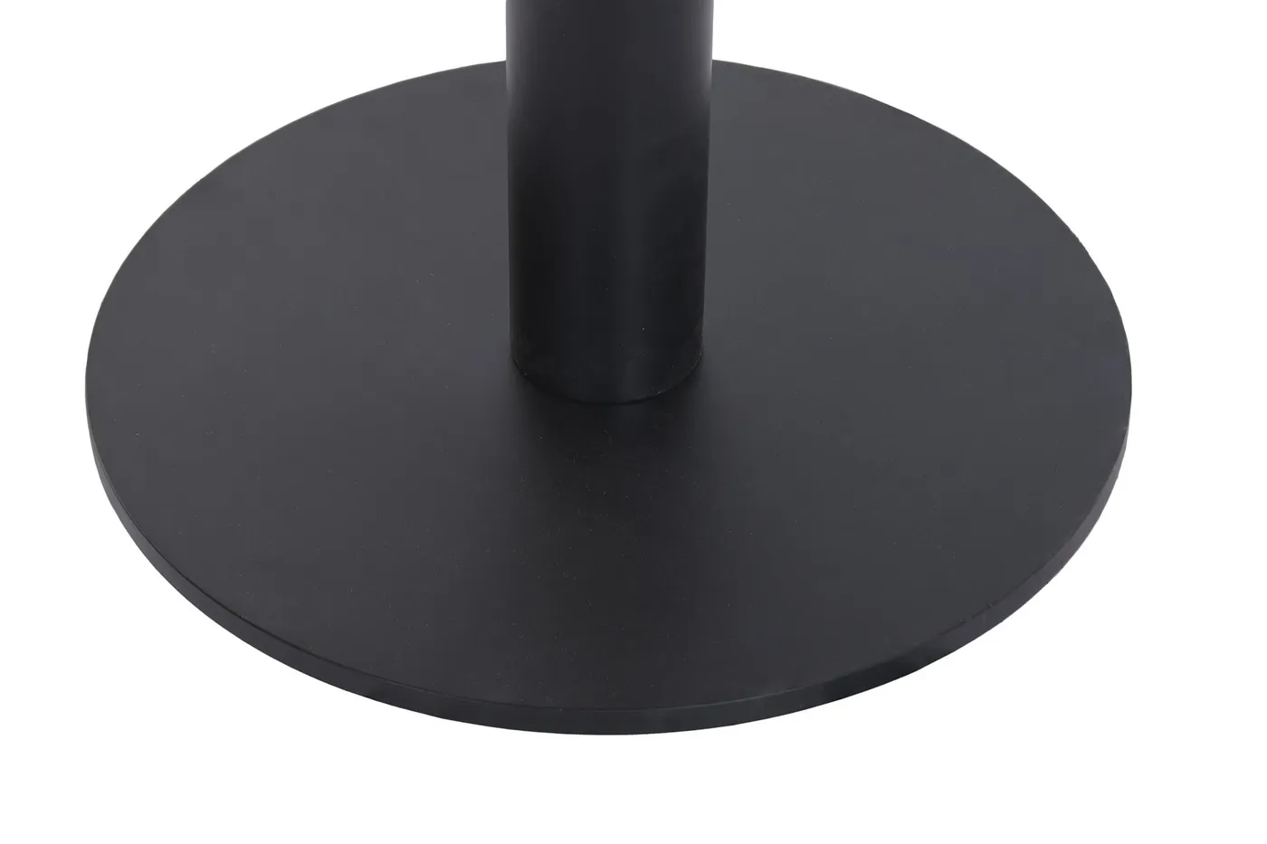 Round acacia metal table — Photo 2