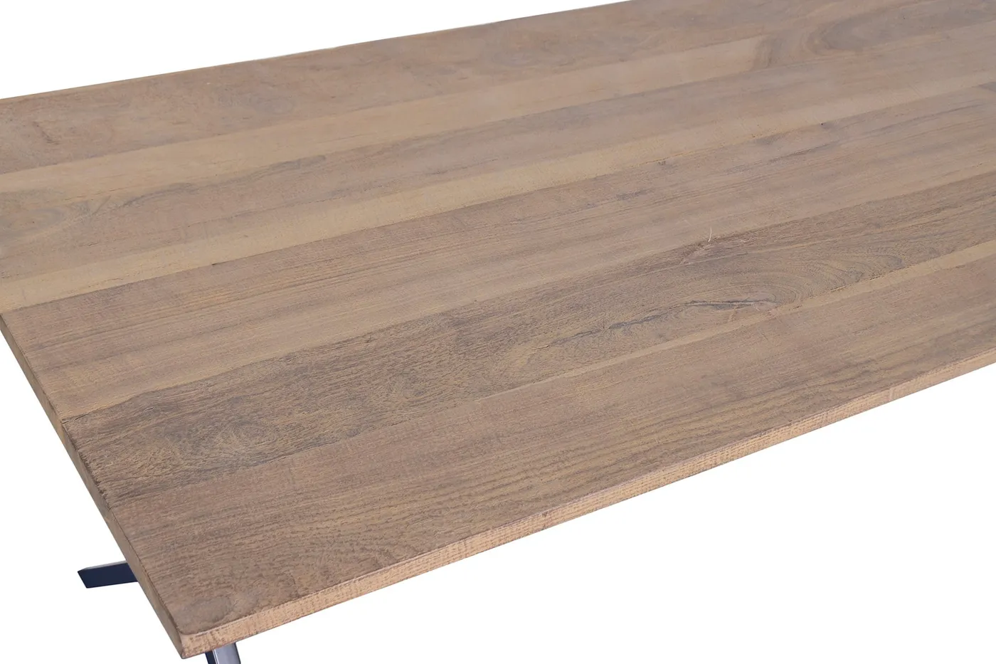 Mesa de comedor de teca y metal — Foto 2