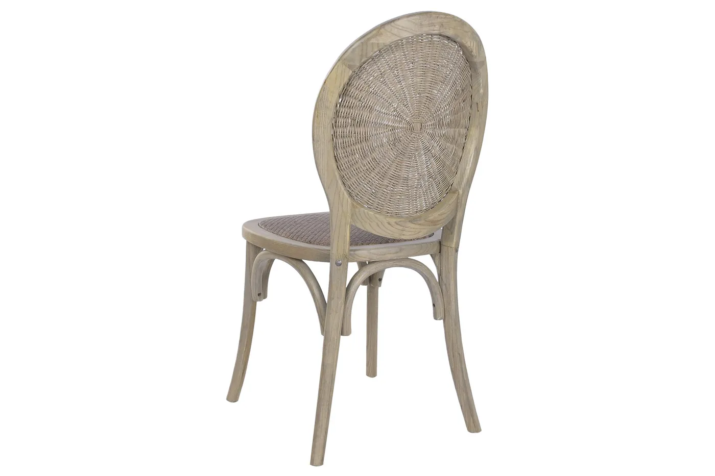 Chaise en orme et rotin — Photo 2