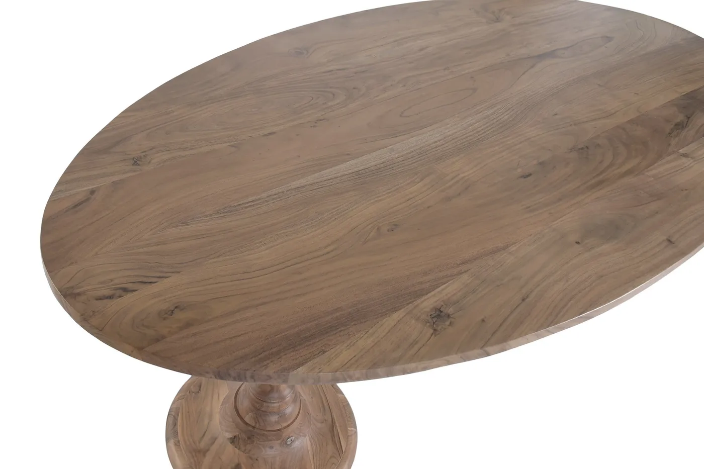 Oval acacia table — Photo 2
