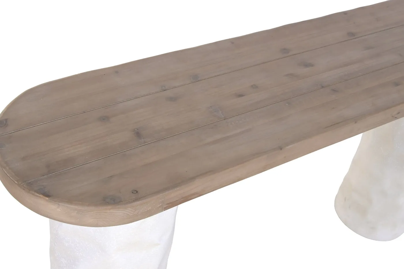 Wood metal console table — Photo 2