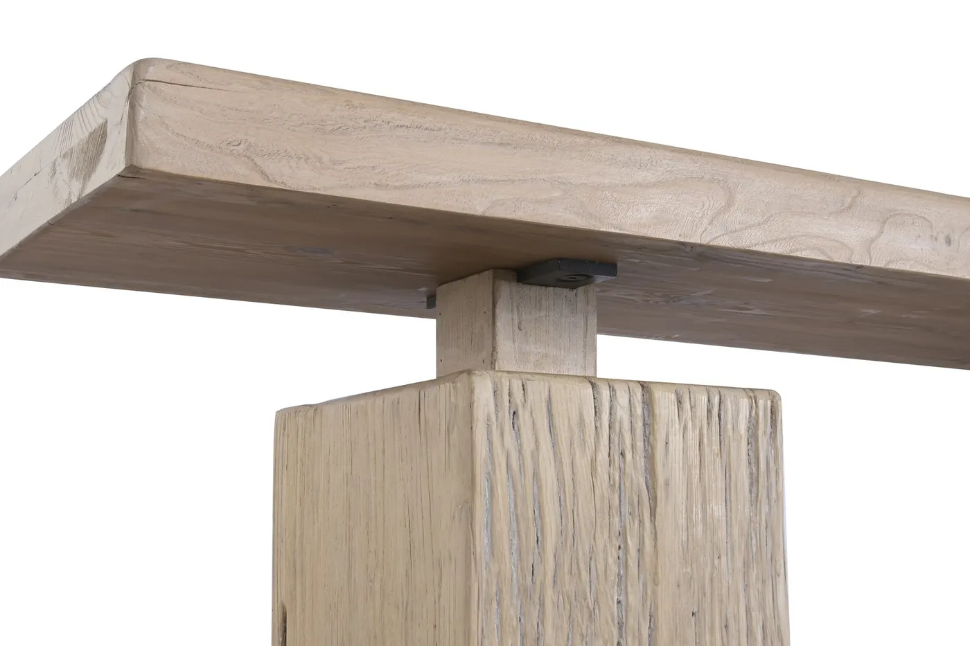 Solid elm console table – natural — Photo 2