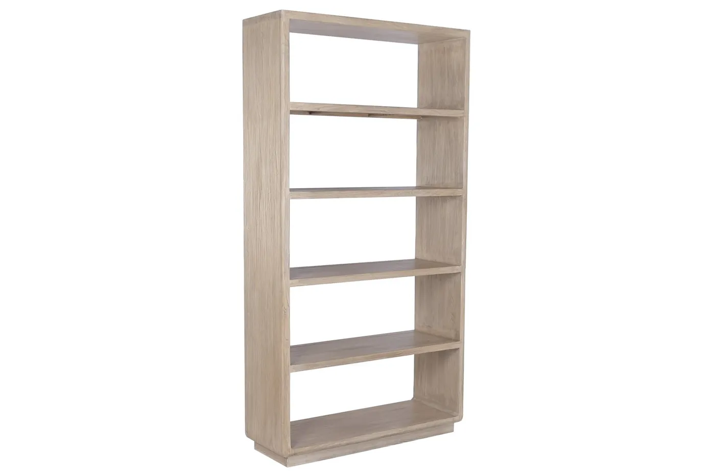 Solid elm shelving unit – natural — Photo 2