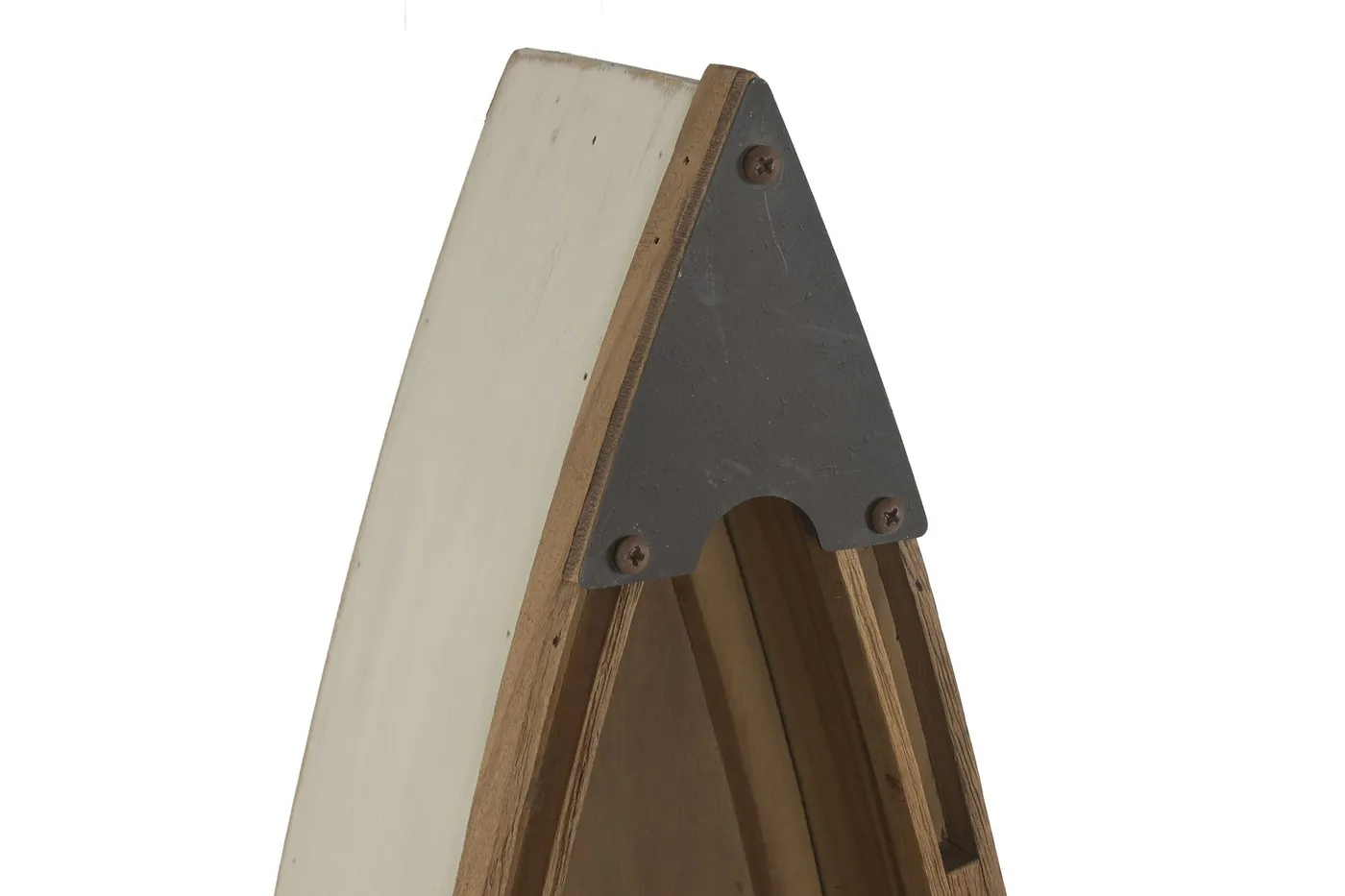 Rek met wandbevestiging van hout en gerecycled materiaal — Foto 2