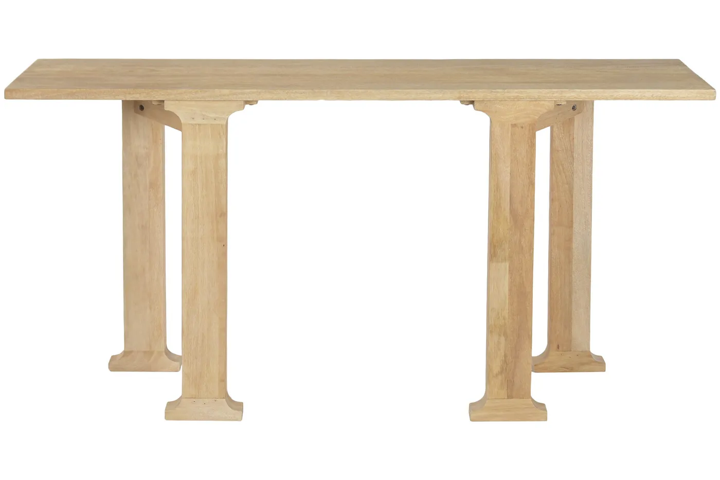 Mango wood console table – natural — Photo 2
