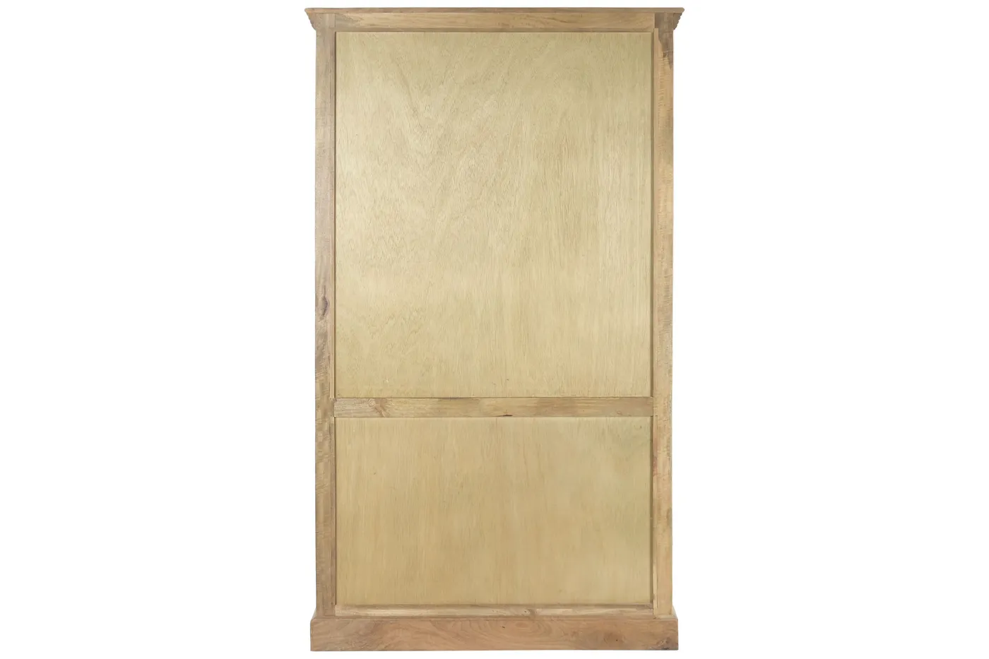 Solid mango wood display cabinet – natural — Photo 2