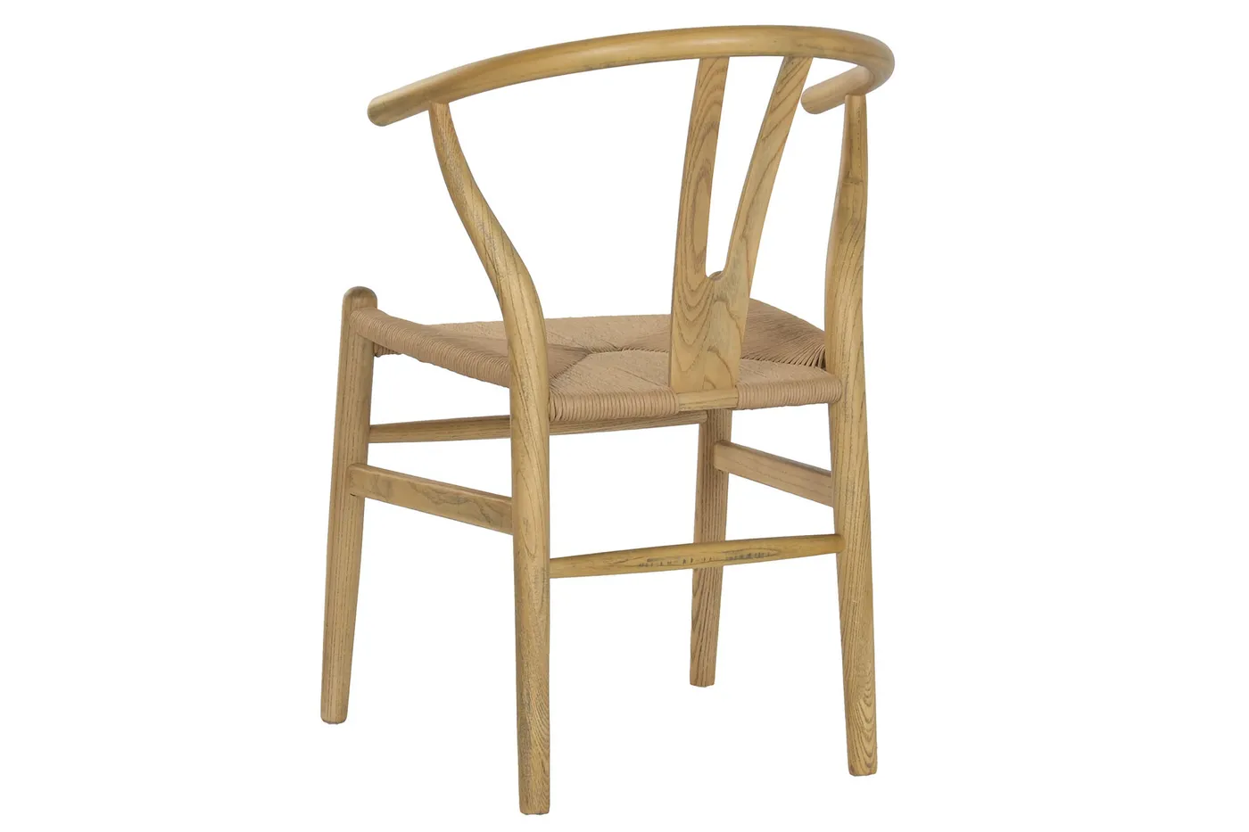 Silla de olmo y ratán natural — Foto 3