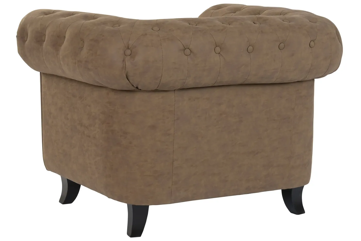 Wood polyurethane armchair – brown — Photo 2