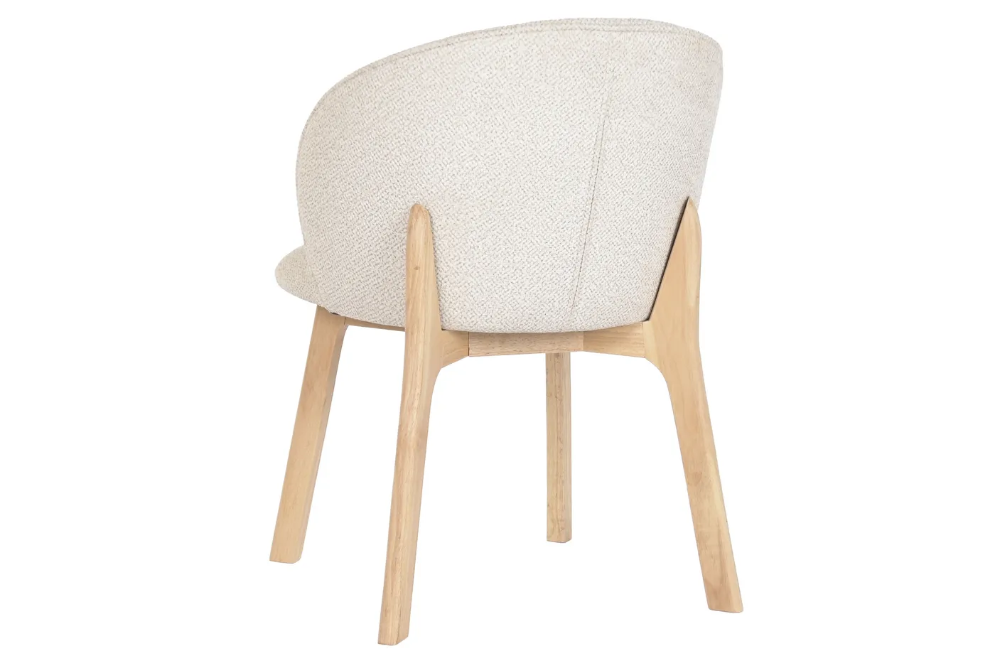 Chaise en hévéa et polyester — Photo 2