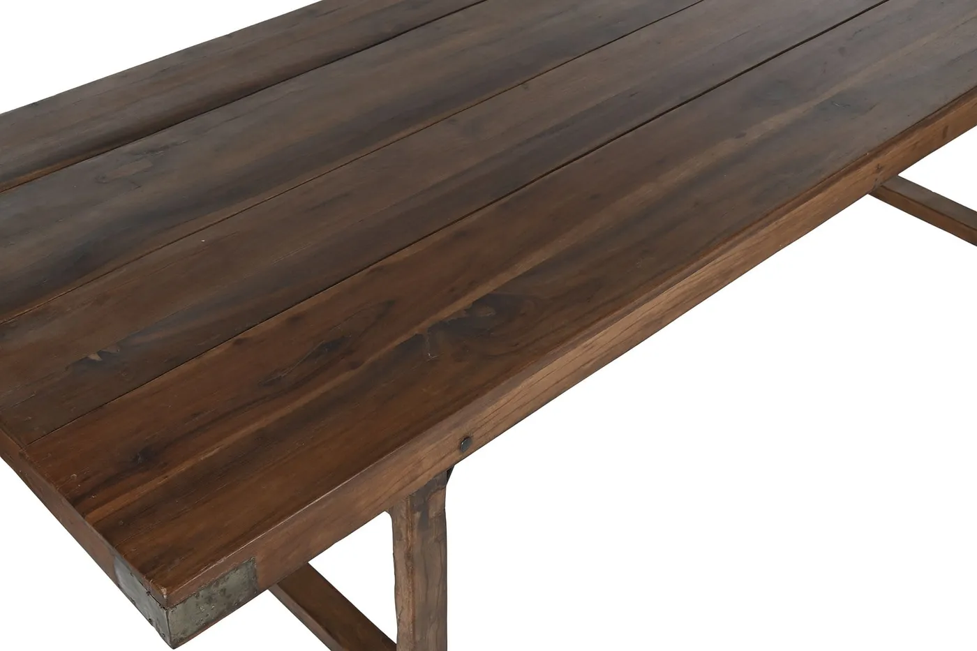 Mesa de comedor plegable de madera y material reciclado — Foto 2