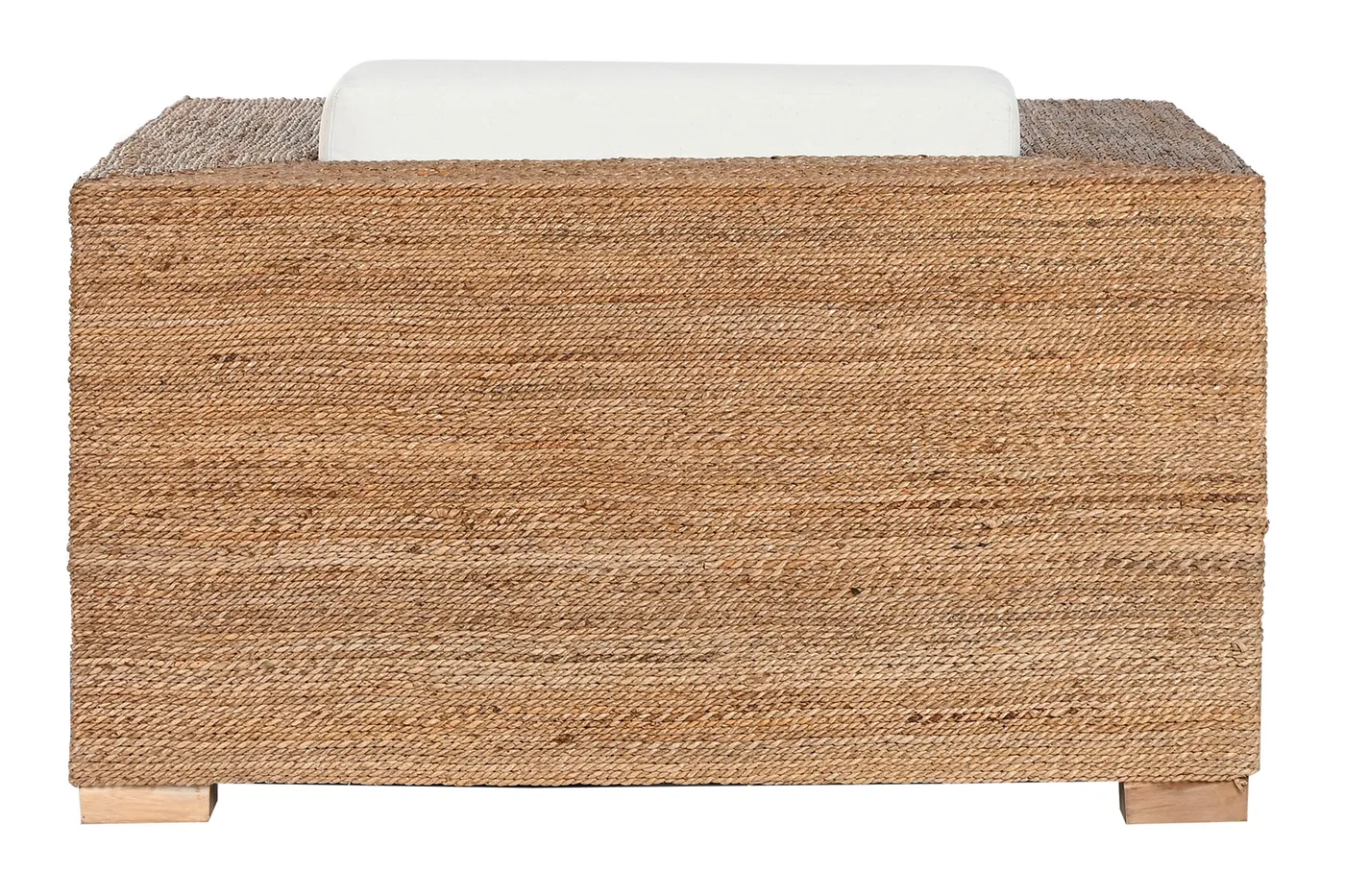 Natural fibre teak armchair cushion — Photo 2