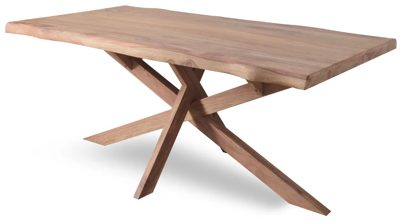 Acacia dining table – natural — Photo 2