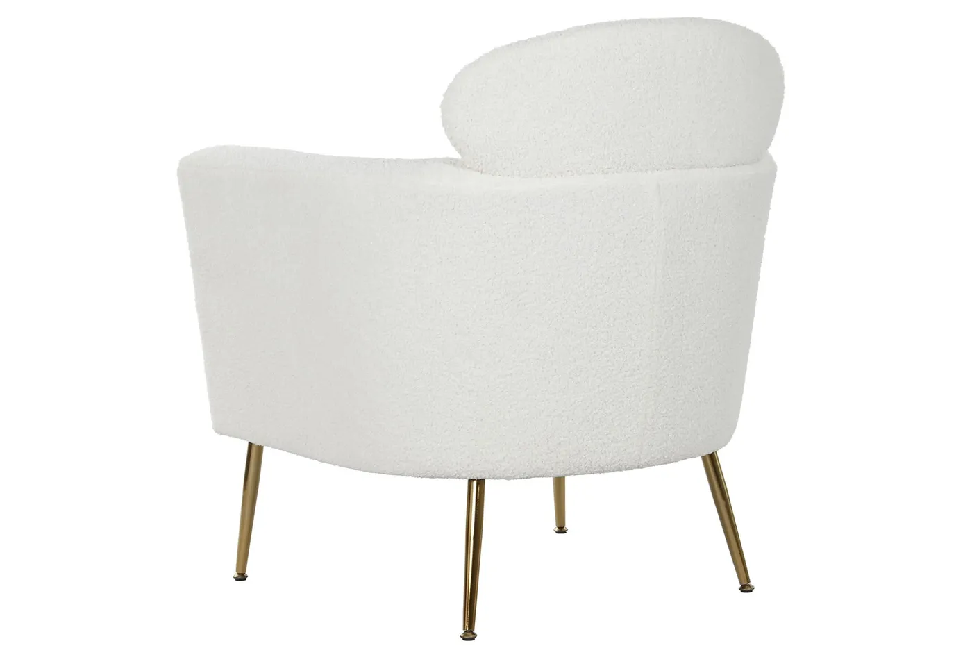 Set of 2 – wood polyester armchair footstool — Photo 2