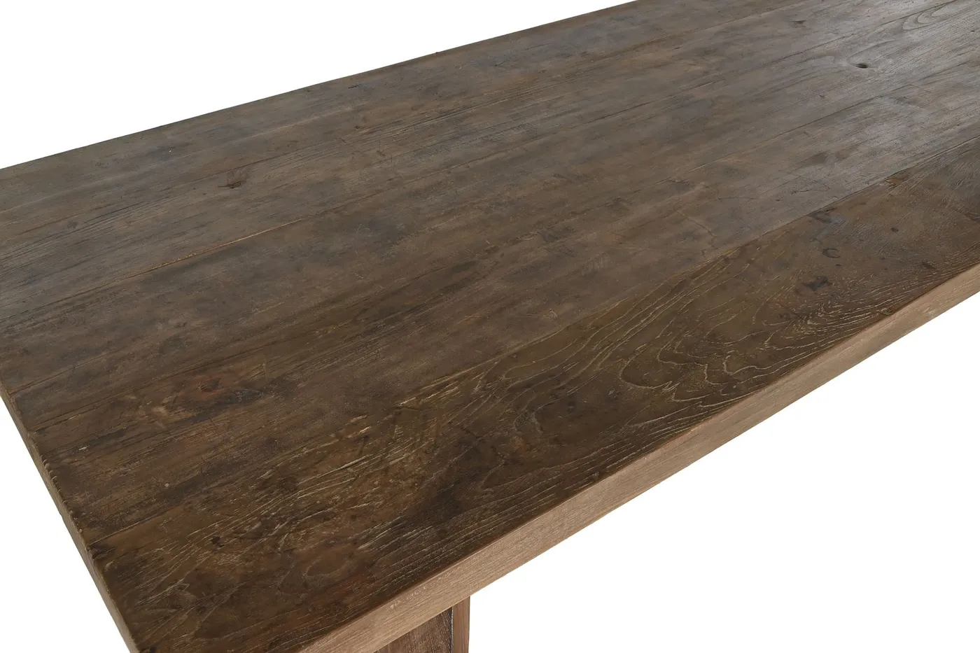 Eettafel van teakhout en gerecycled materiaal — Foto 2