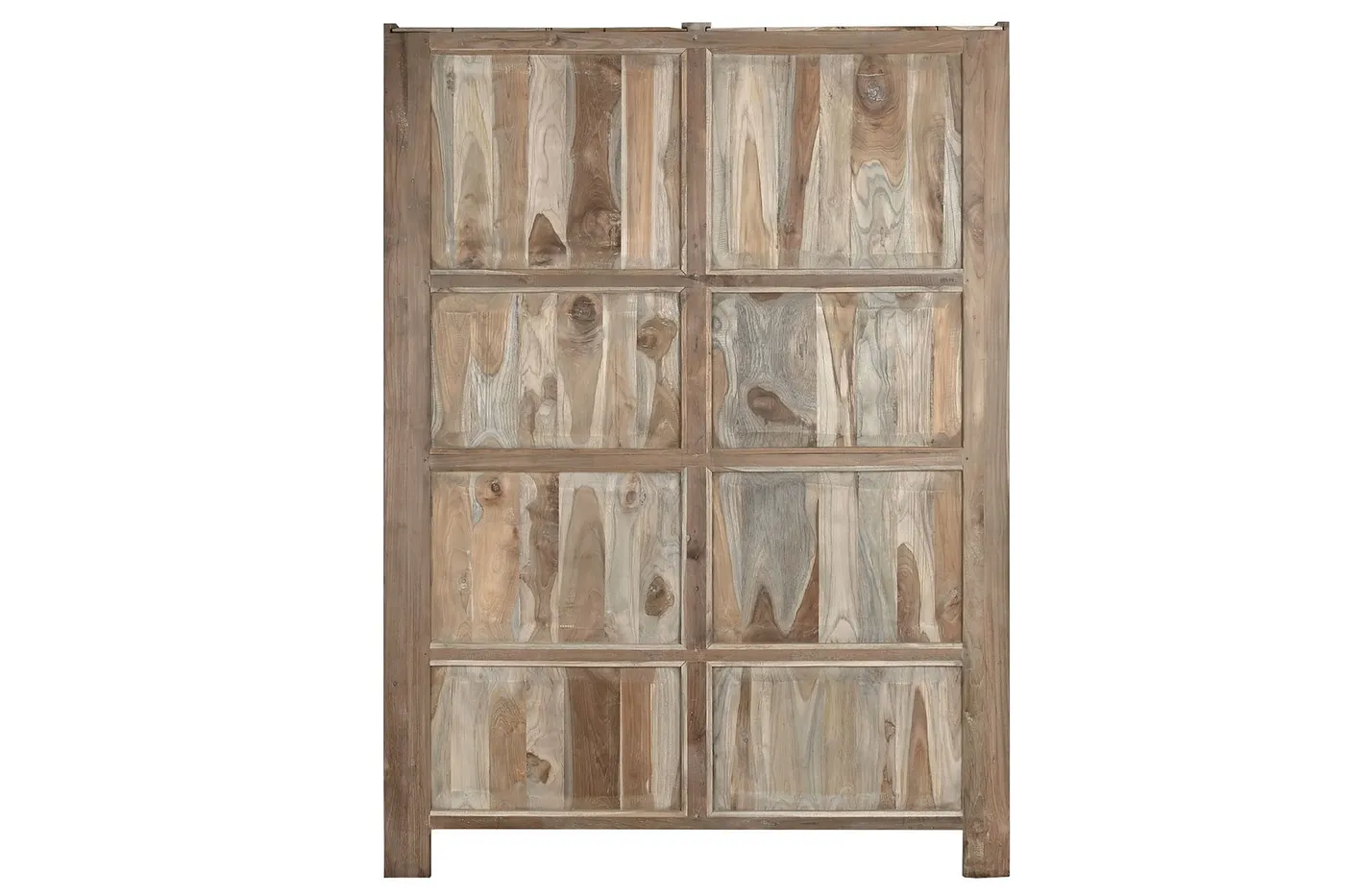Teak recycled material wardrobe with doors — Photo 2