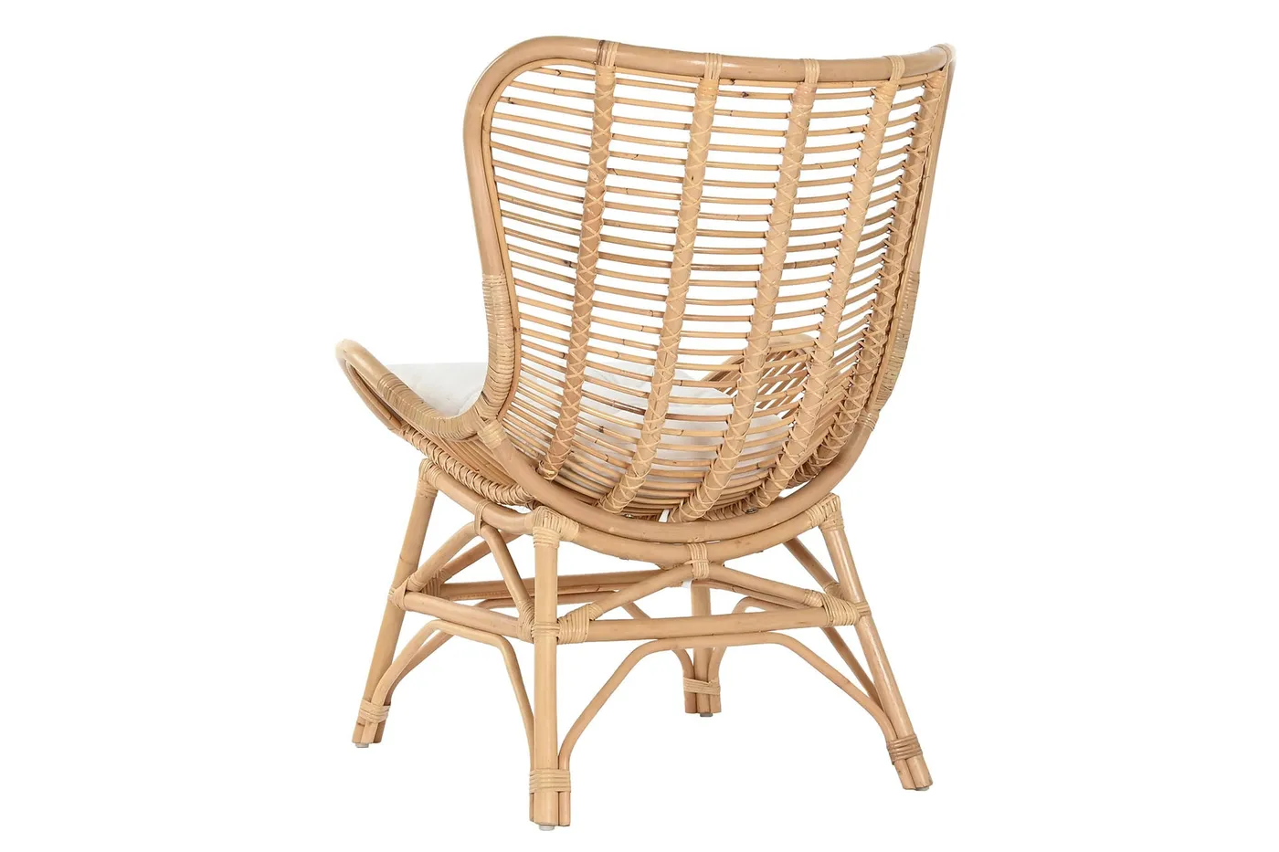 Stoel van bamboe en rotan naturel — Foto 2