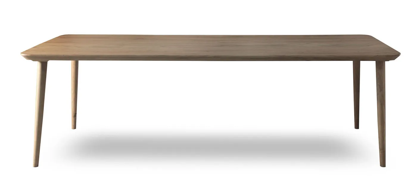 Eettafel van acacia bruin / licht
