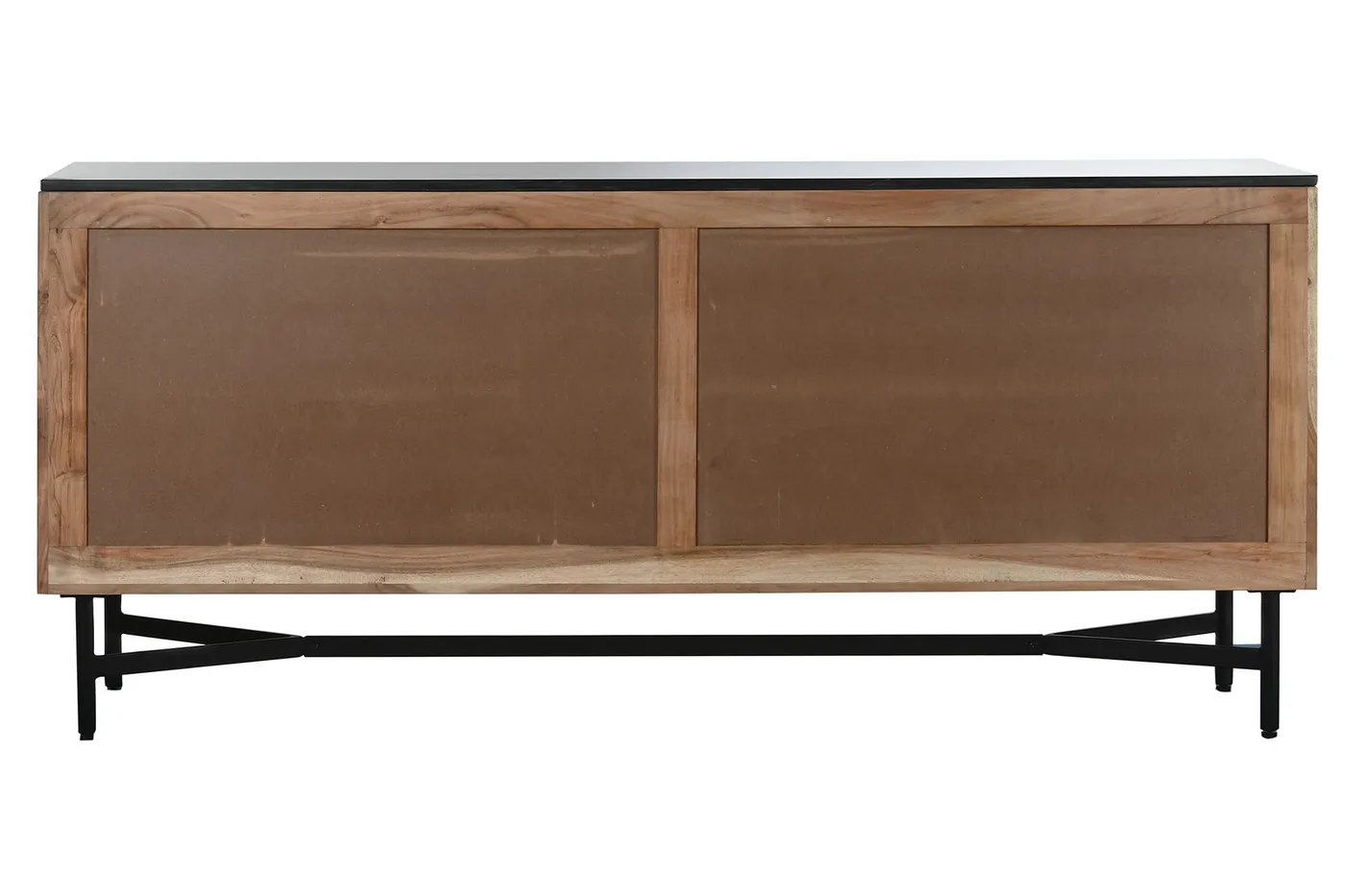 Buffet en acacia et marbre noir — Photo 2