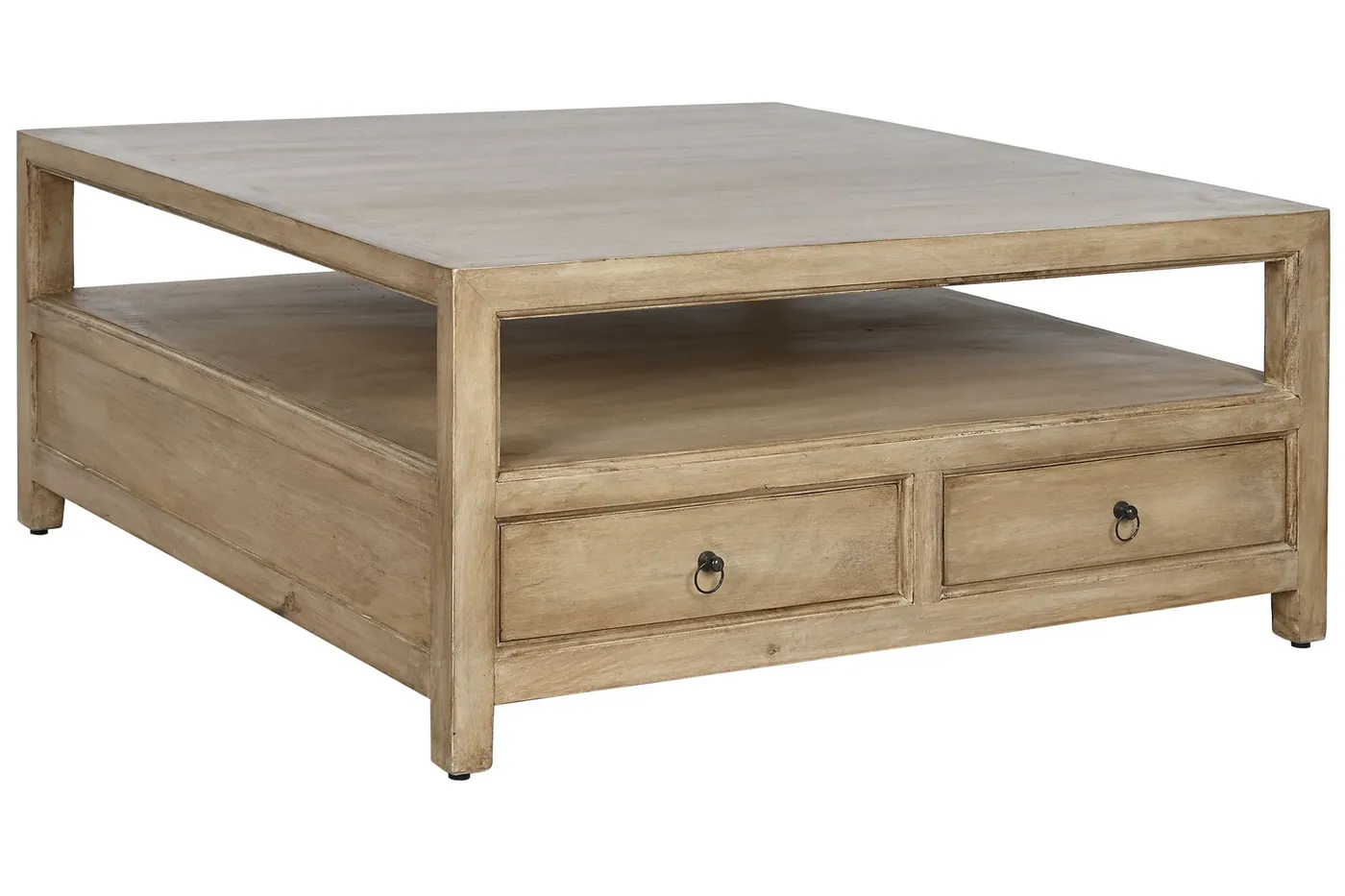Salontafel met lades van mangohout — Foto 2