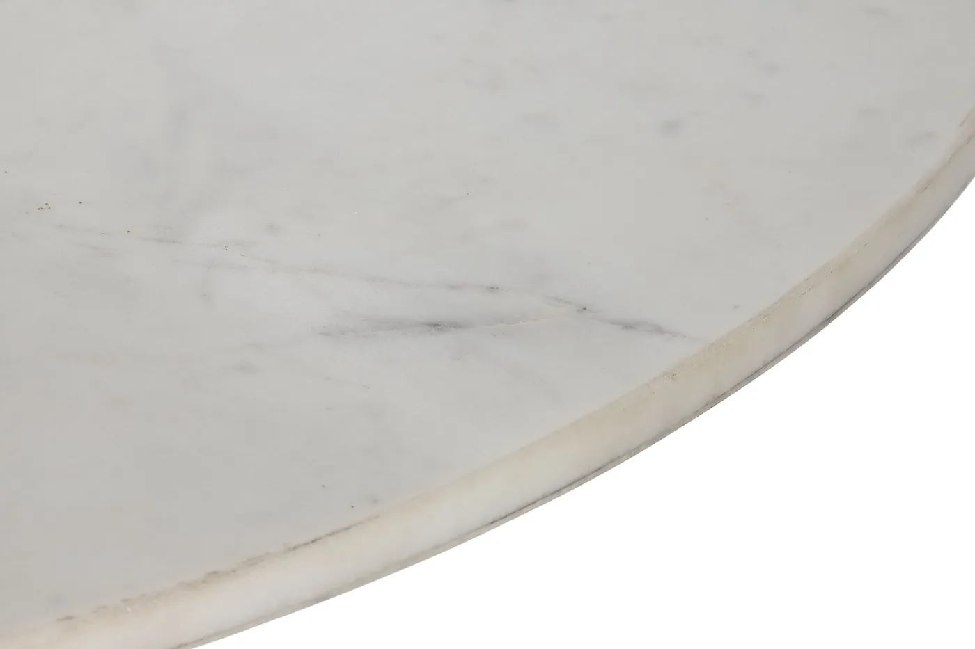 Acacia marble dining table – white — Photo 2
