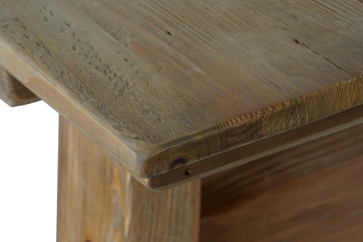 Pine recycled material dining table — Photo 2