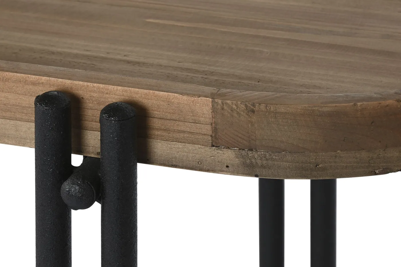 Console en bois et métal marron — Photo 2