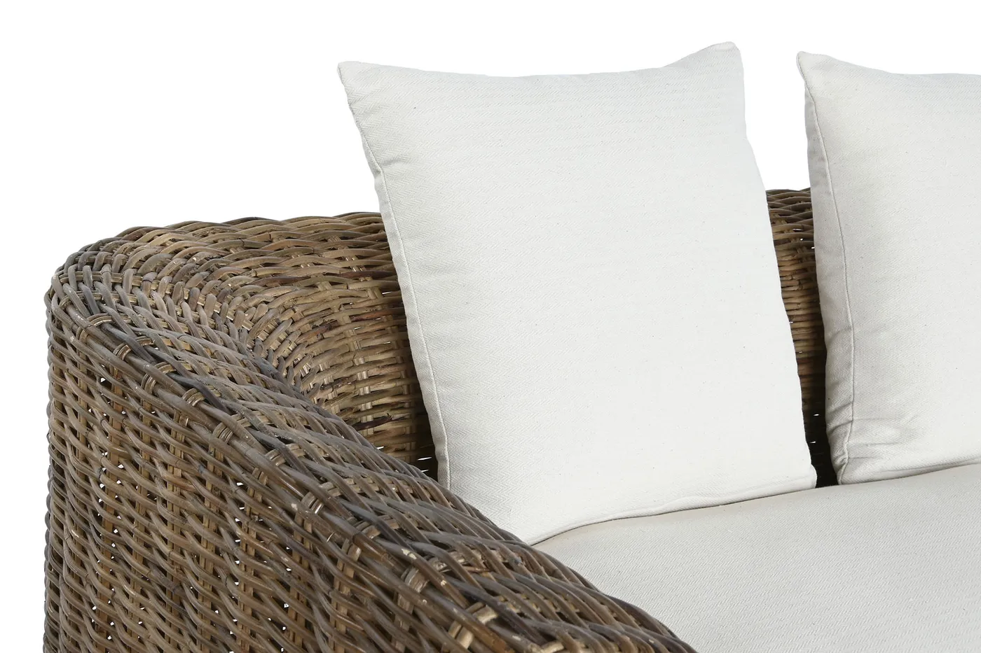 Canapé coussin en rotin naturel — Photo 2