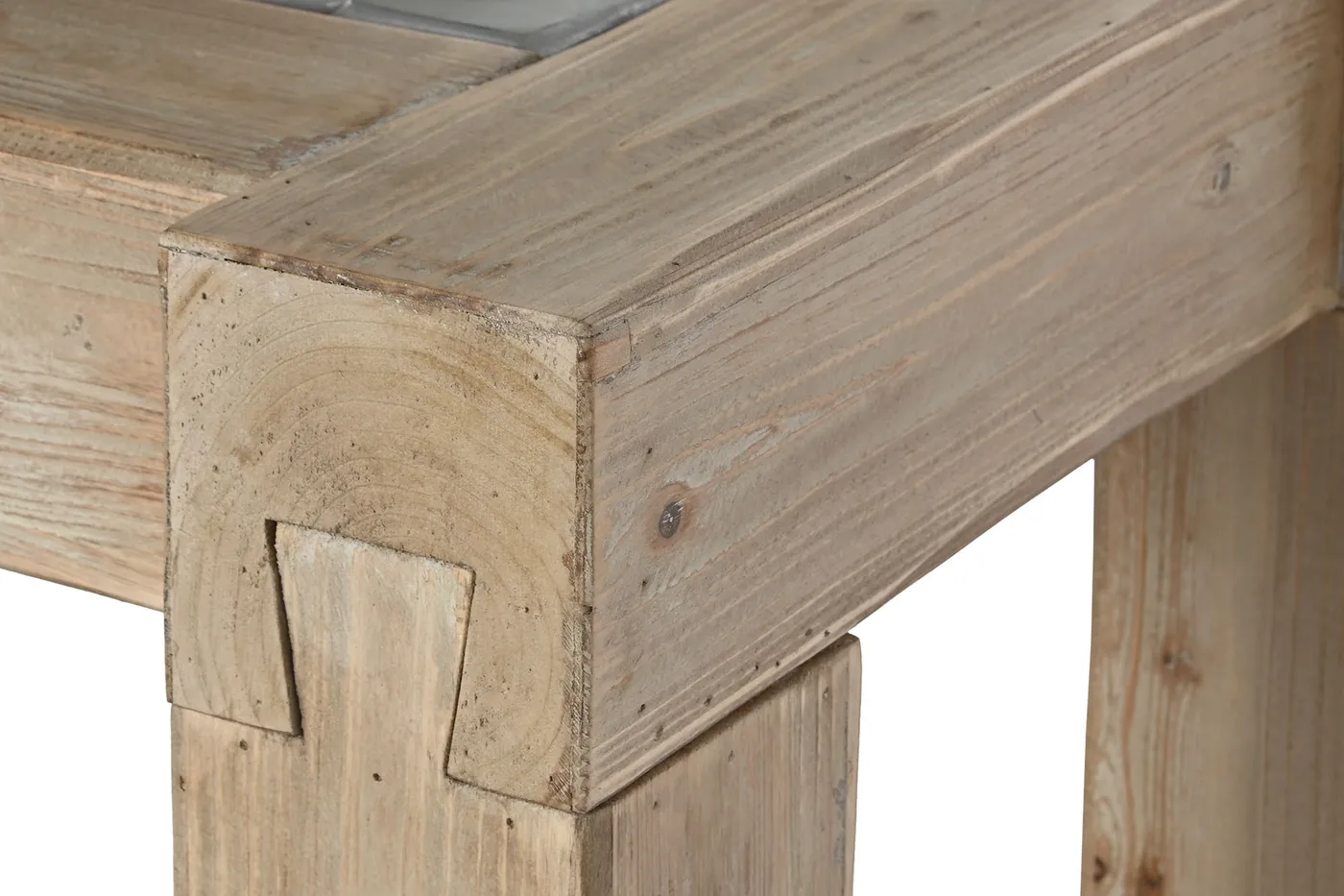 Fir MDF console table – natural — Photo 2