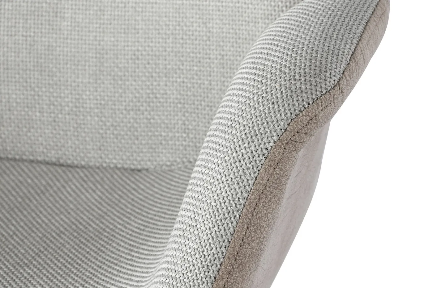Polyurethane metal chair – beige — Photo 2