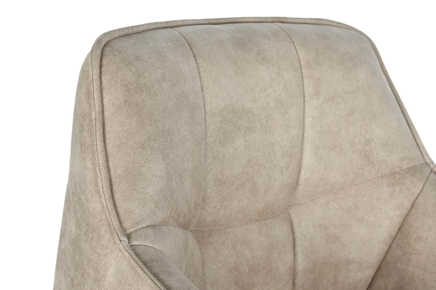 Microfibre metal leather stool — Photo 2