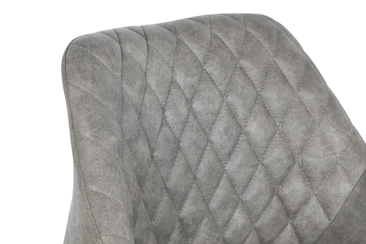Chaise en microfibre, métal et cuir — Photo 2