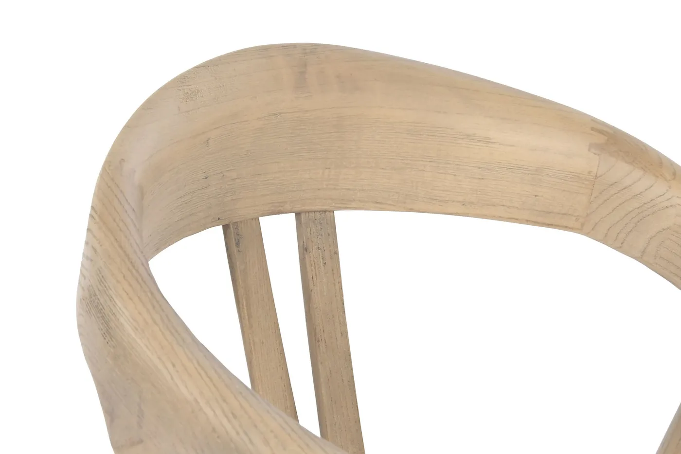 Silla de olmo y fibra natural — Foto 2