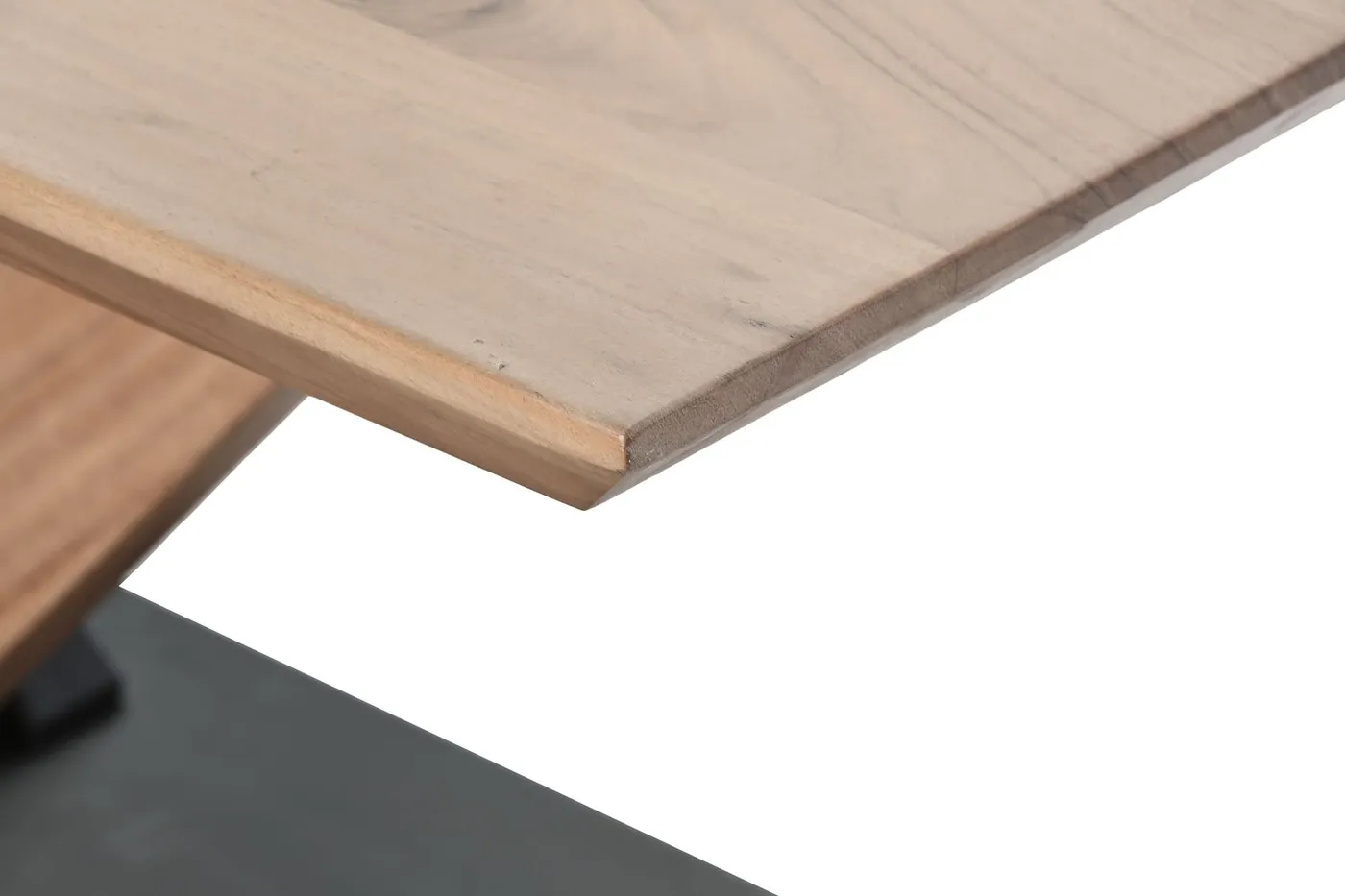 Mesa de centro de acacia y metal — Foto 2