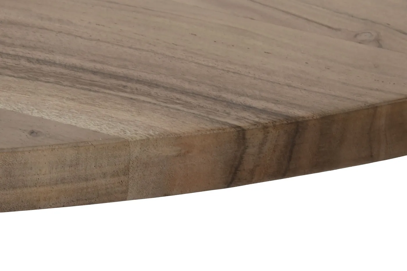 Mesa de comedor de acacia y metal natural — Foto 2