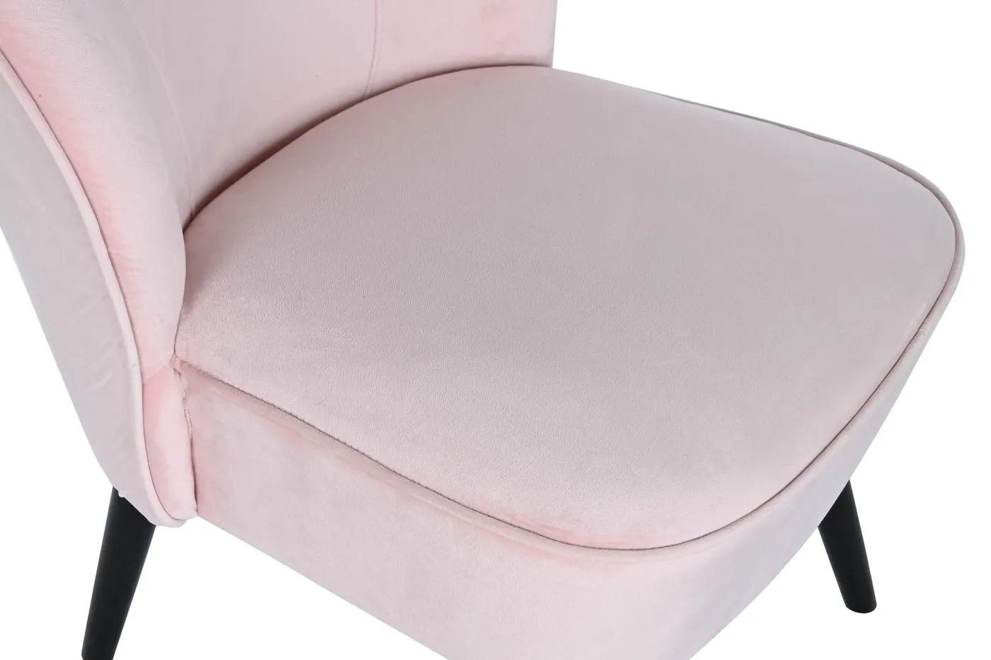 Fauteuil van polyester, hout en fluweel — Foto 2