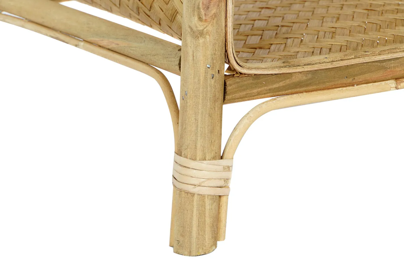 Bamboo rattan side table – natural — Photo 2