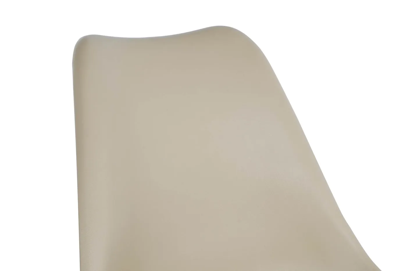 Beech polyurethane stool – beige — Photo 2