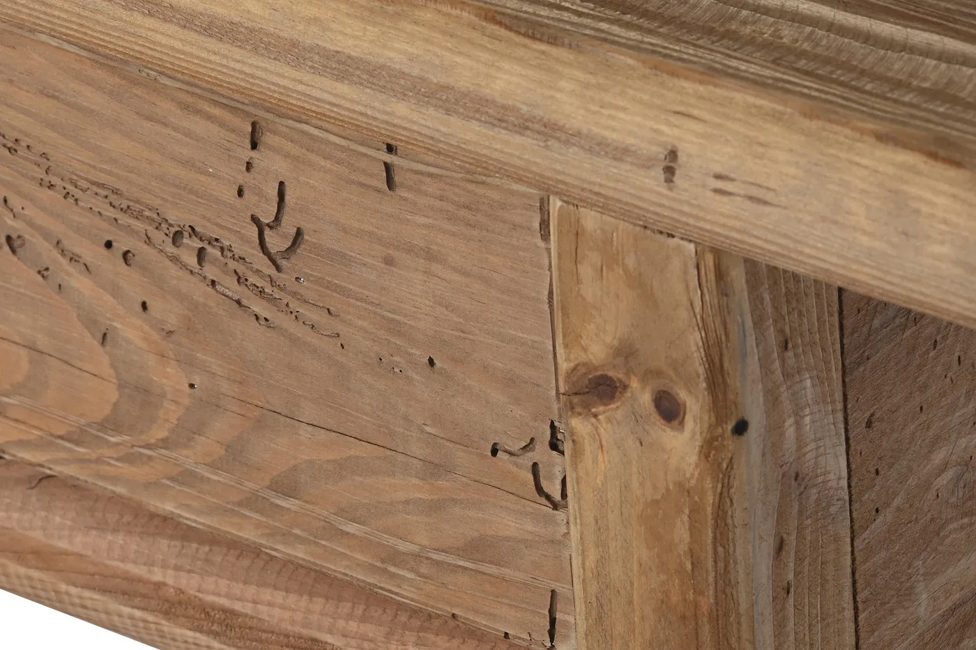 Wandtafel van gerecycled grenen naturel — Foto 2