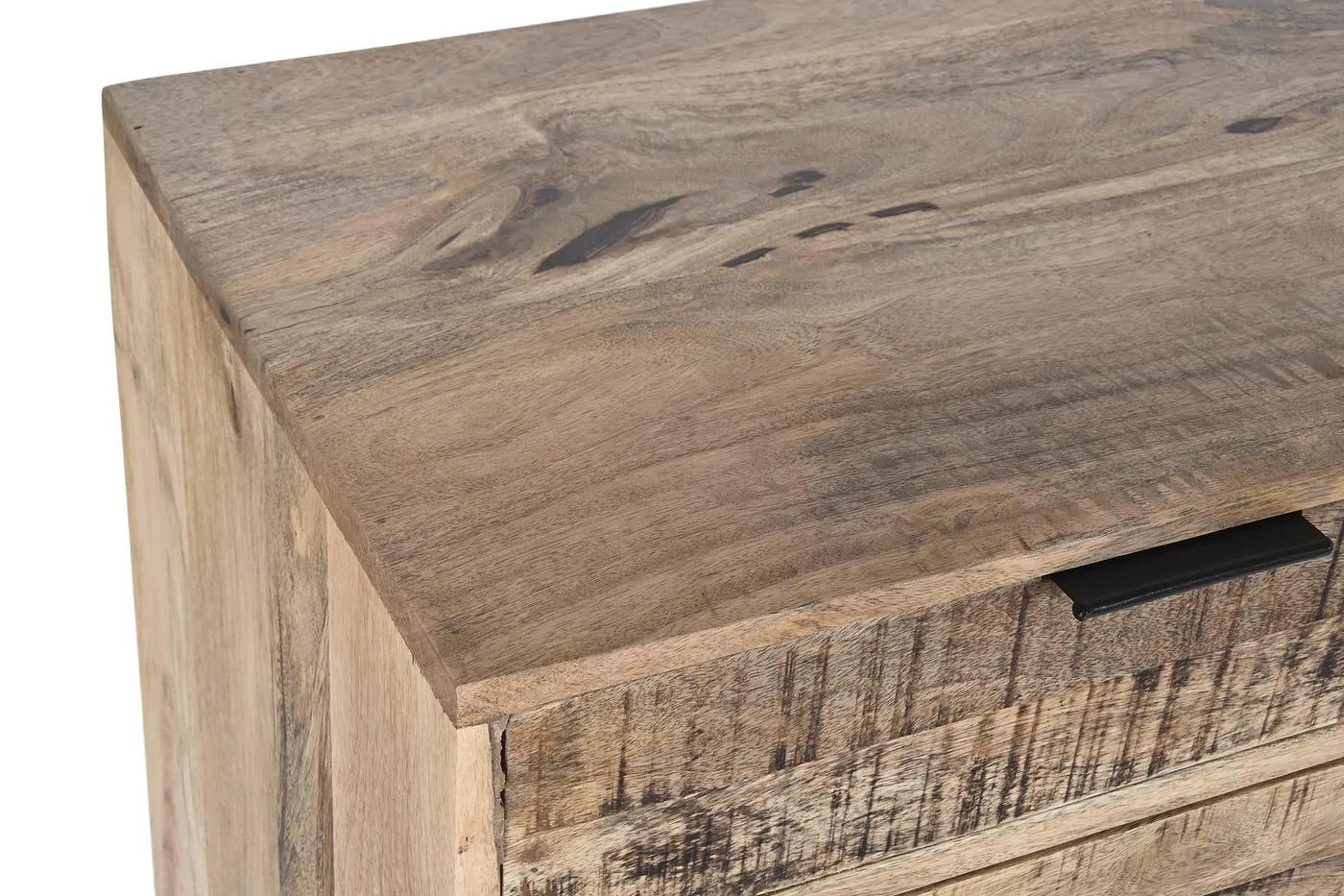 Dressoir van mangohout en metaal naturel — Foto 1