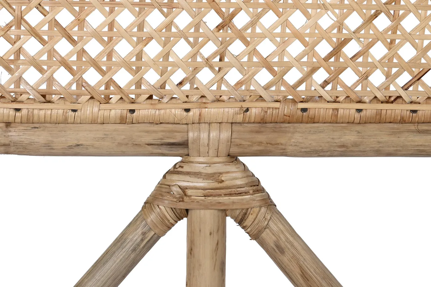 Hoofdbord van rotan naturel — Foto 2