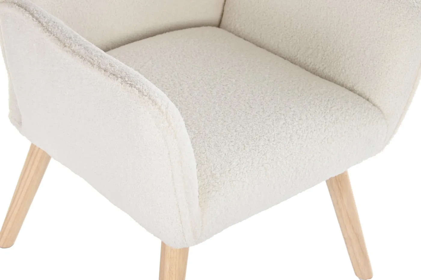 Fauteuil van polyester en hout — Foto 2