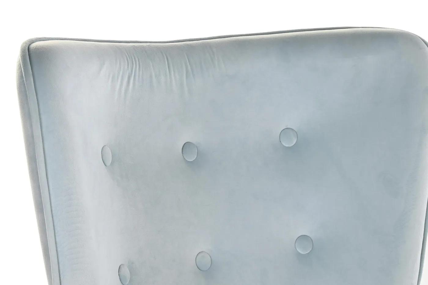 Fauteuil van polyester, hout en fluweel — Foto 2