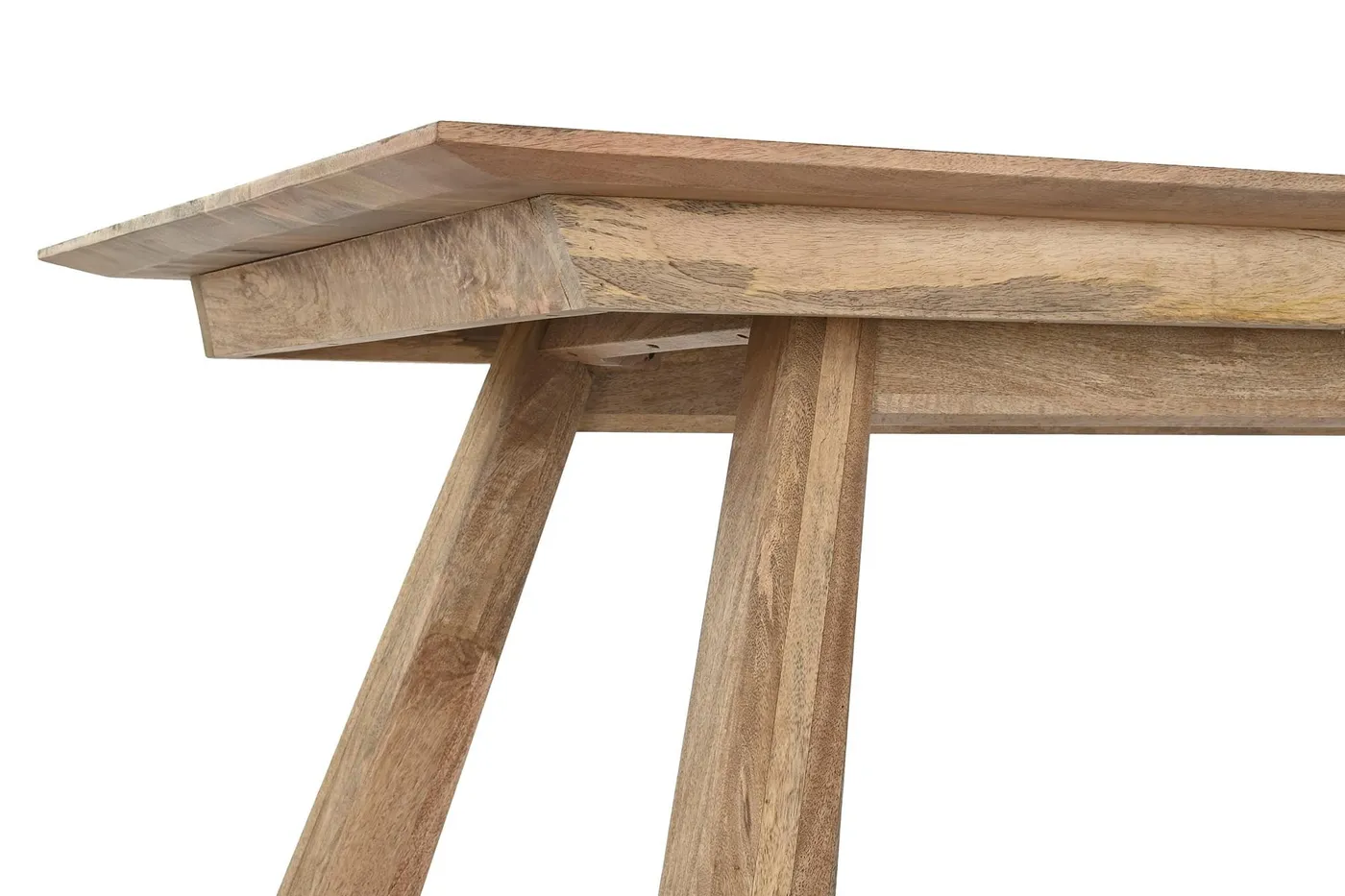 Eettafel van mangohout naturel — Foto 2