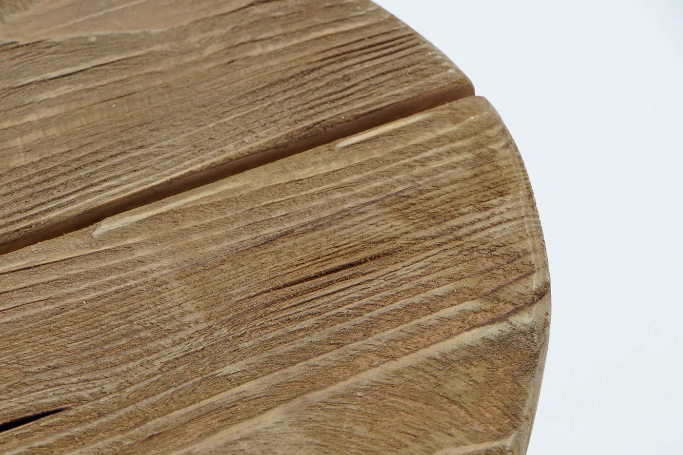 Wood recycled material coffee table – natural — Photo 2