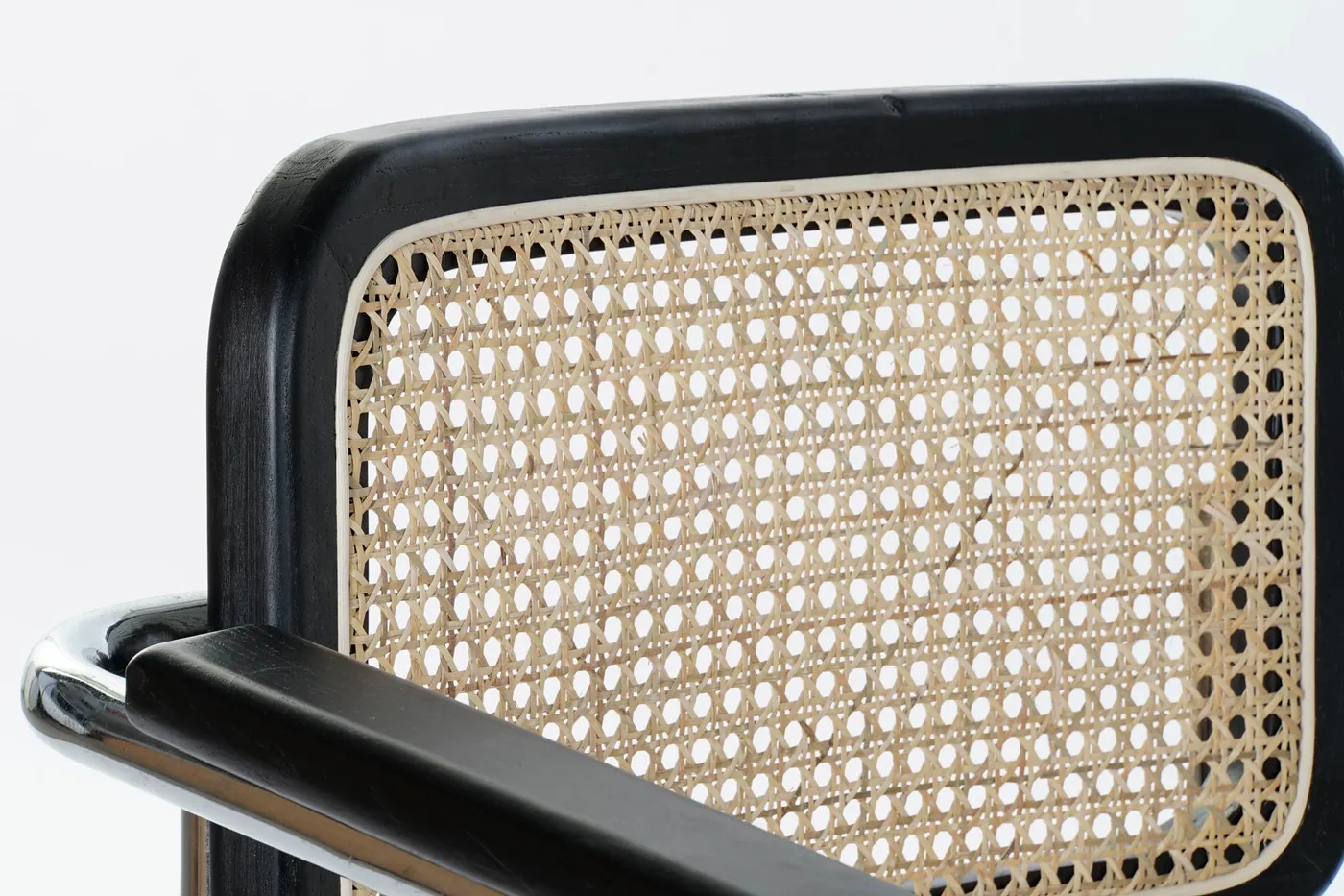 Chaise en orme, rotin et cannage — Photo 2