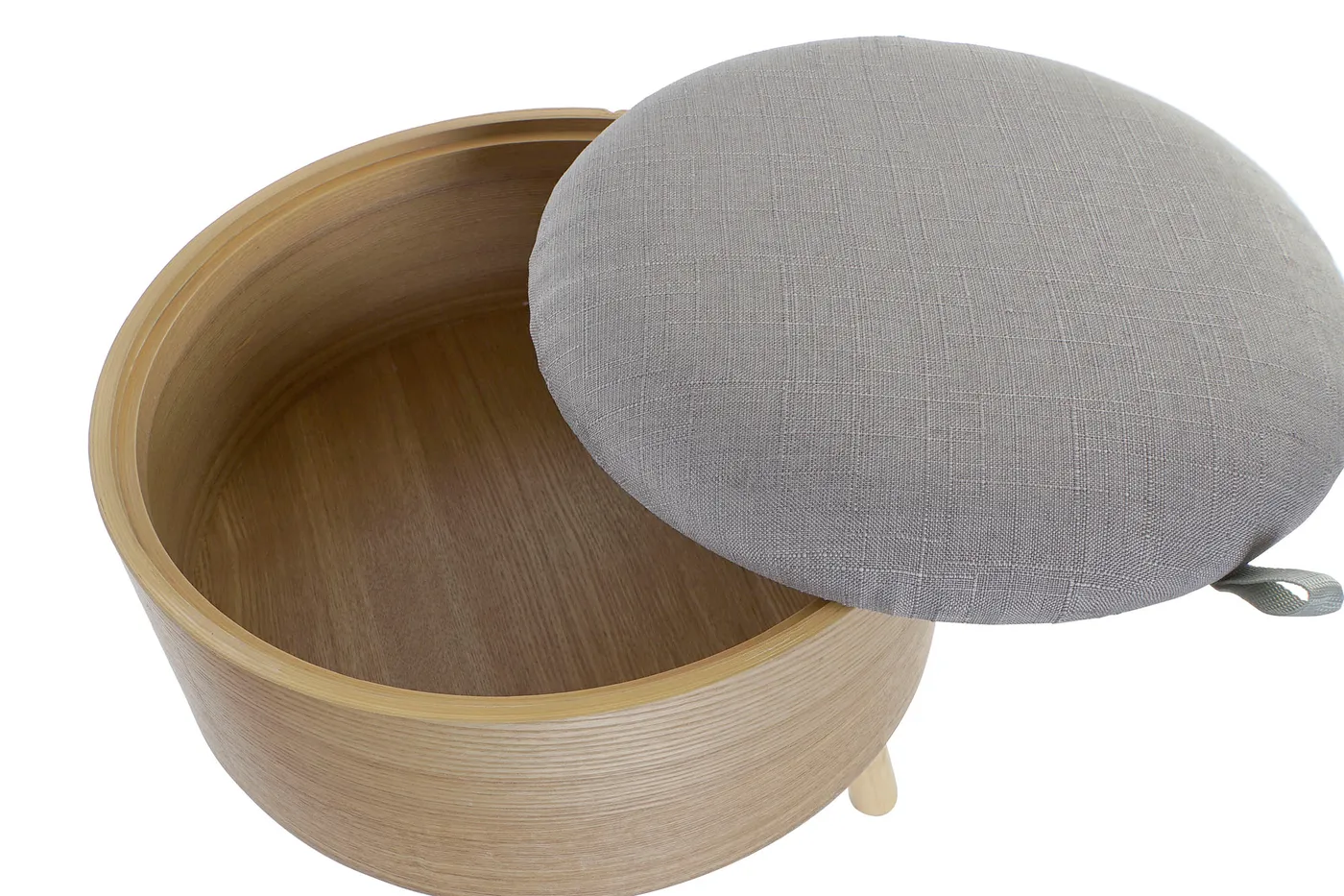 MDF polyester shoe bench – natural — Photo 2